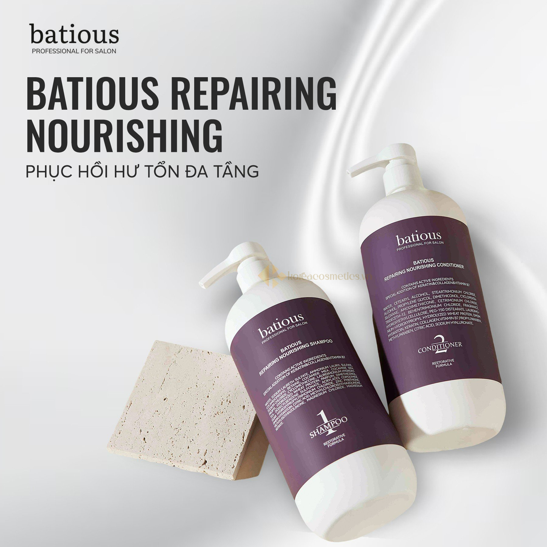 dầu gội batious tím