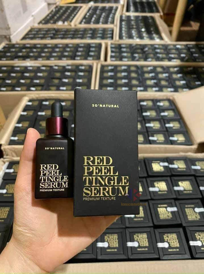 red peel tingle serum | review red peel so natural 